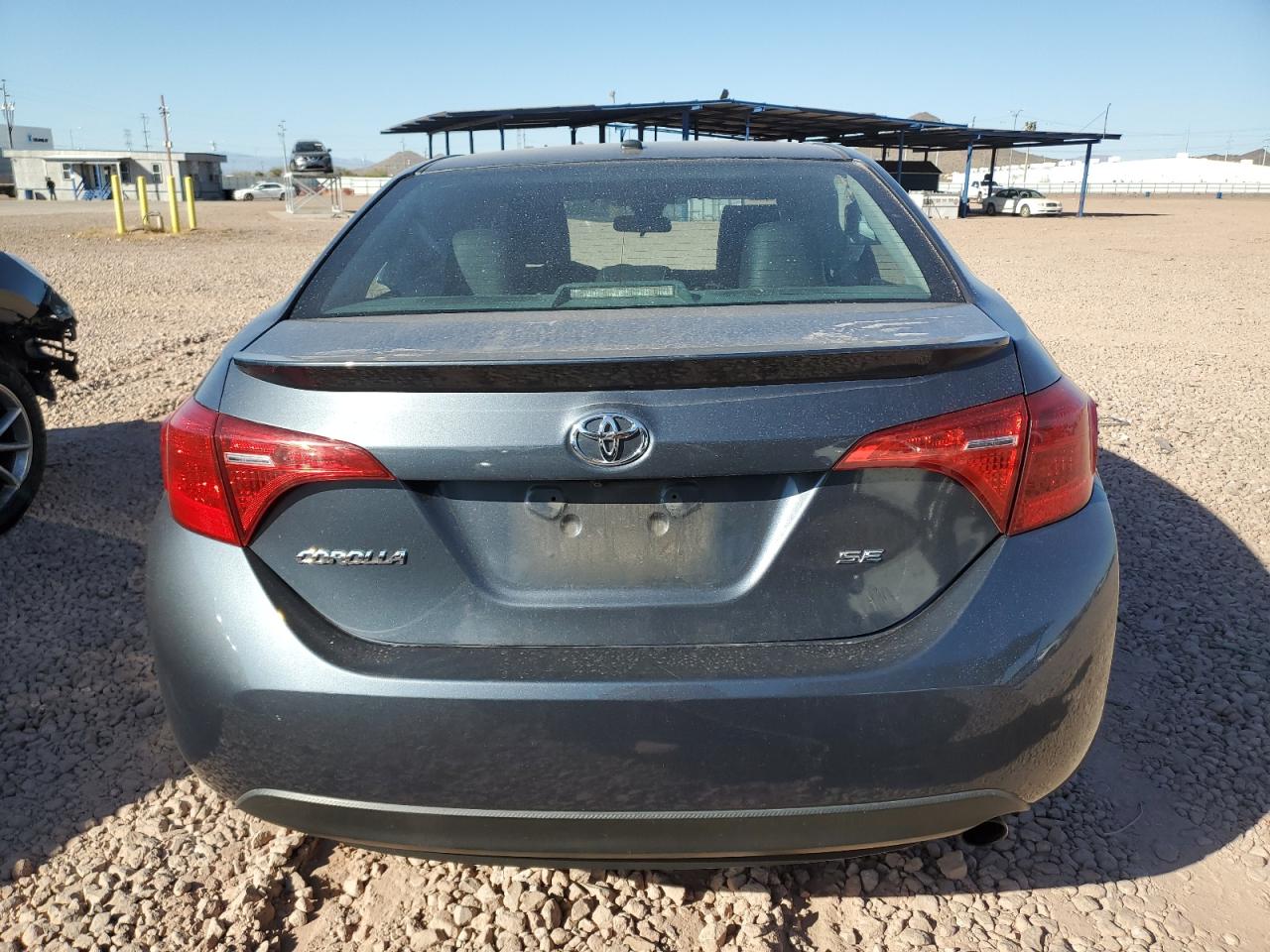 2017 Toyota Corolla VIN 5YFBURHEXHP585298 Copart auction photo, front end / side damage thumbnail 6