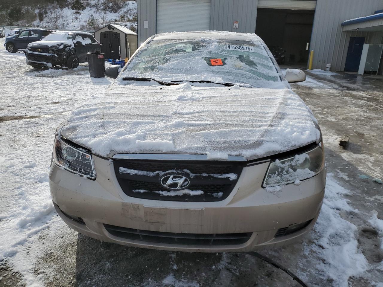 2006 Hyundai Sonata VIN 5NPEU46C96H141549 Copart auction photo, rear end / front end damage thumbnail 5
