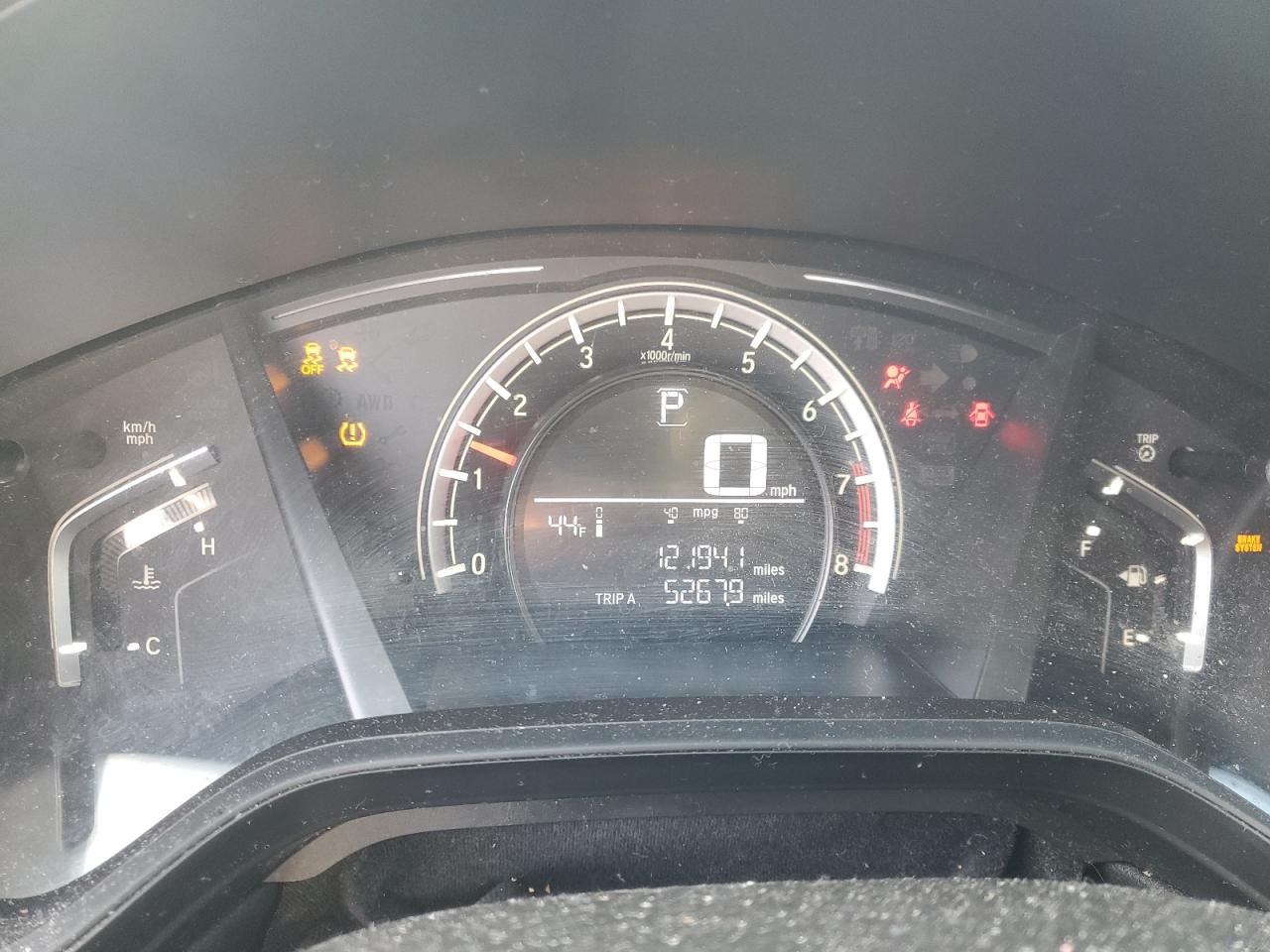 2017 Honda CR-V VIN 2HKRW6H34HH224166 Copart auction photo, side / front end damage thumbnail 9