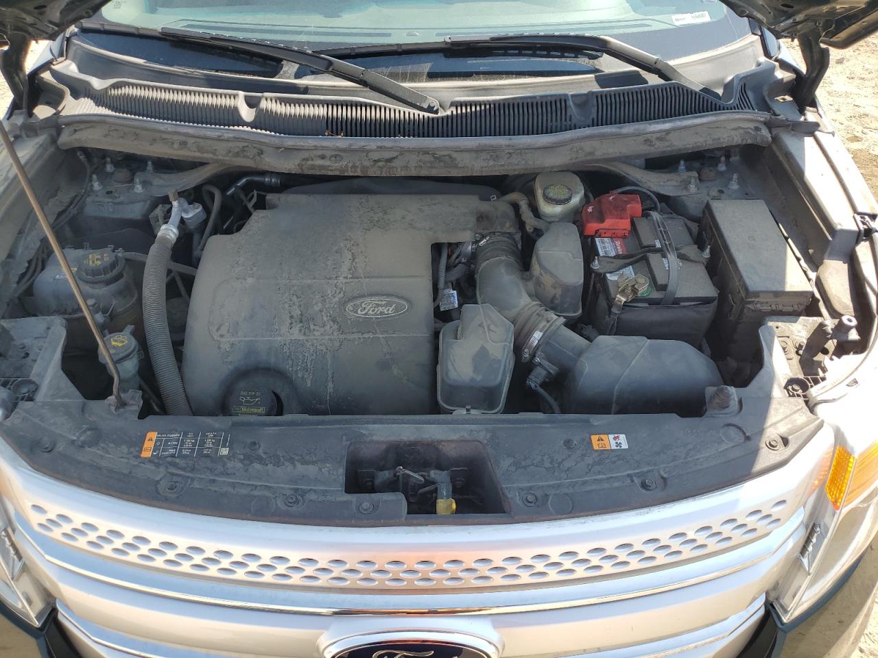 2013 Ford Explorer VIN 1FM5K8D81DGC61256 Copart auction photo, side damage thumbnail 14