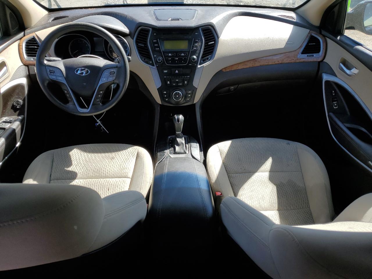 2016 Hyundai Santa Fe VIN 5XYZT3LB0GG307038 Copart auction photo, front end / side damage thumbnail 8