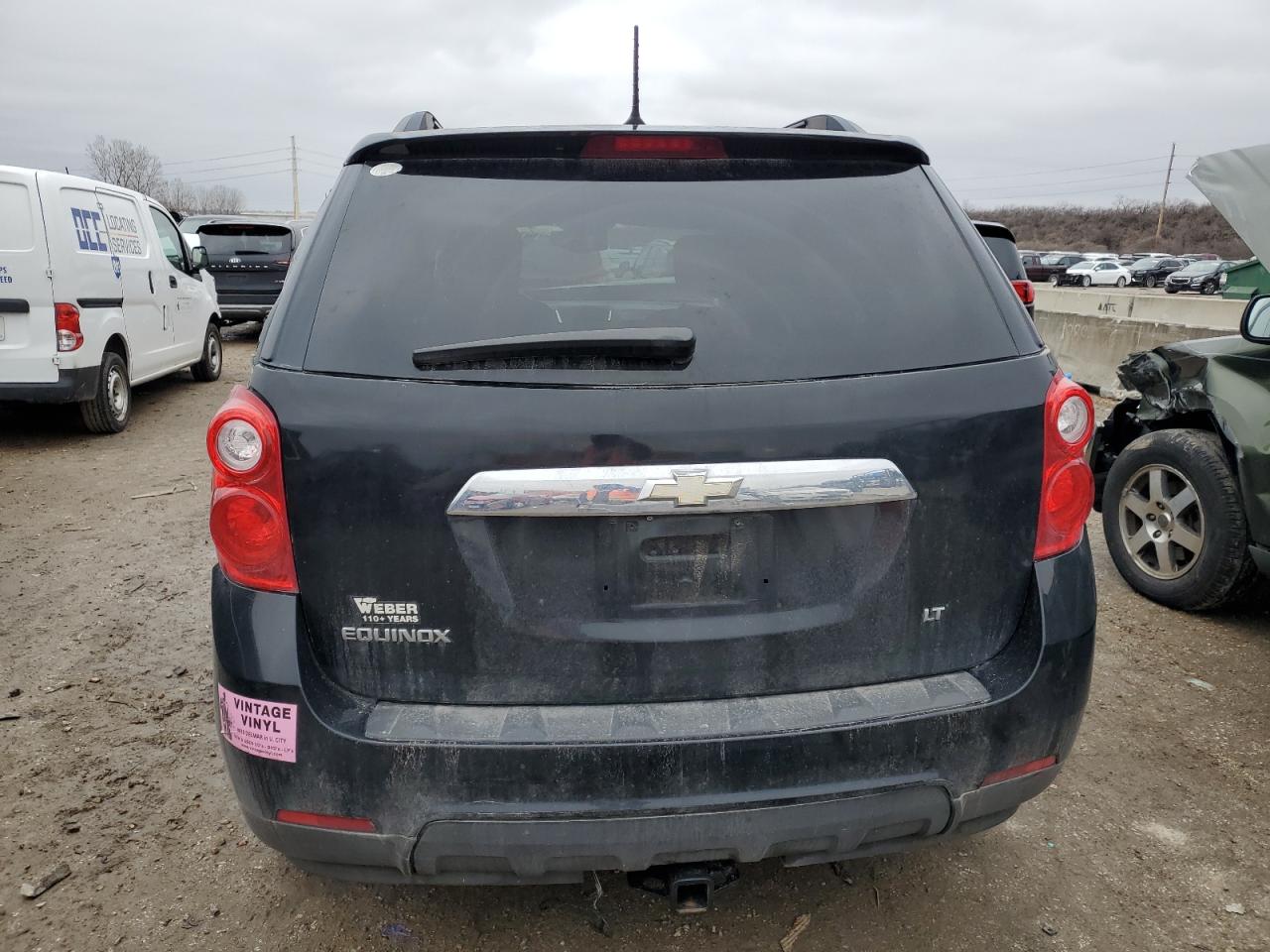 2013 Chevrolet Equinox VIN 2GNALPEK6D6335766 Copart auction photo, front end / side damage thumbnail 6