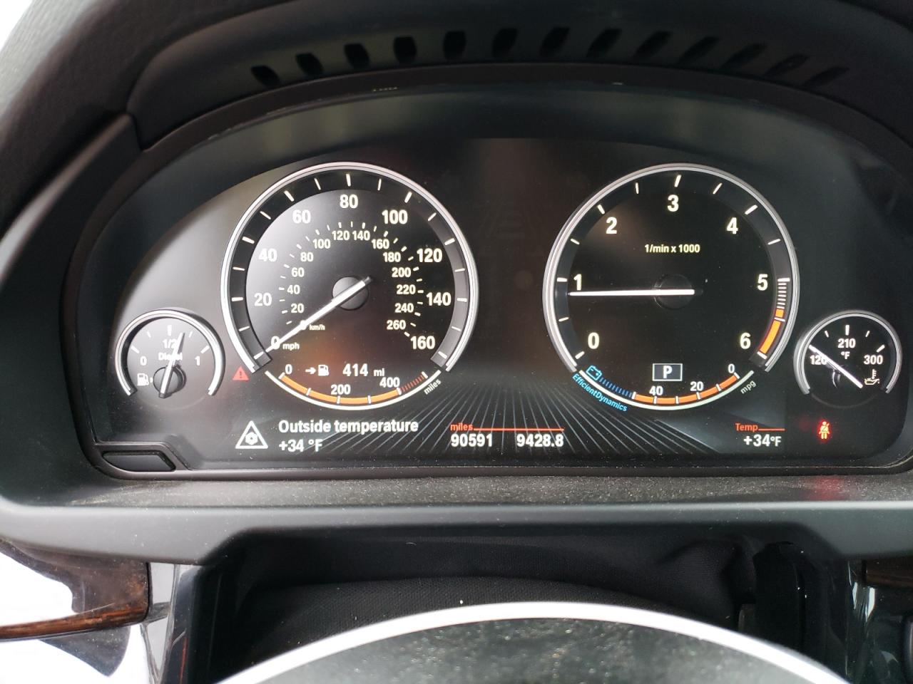 2015 BMW X5 VIN 5UXKS4C59F0J99722 Copart auction photo, rear end / front end damage thumbnail 9