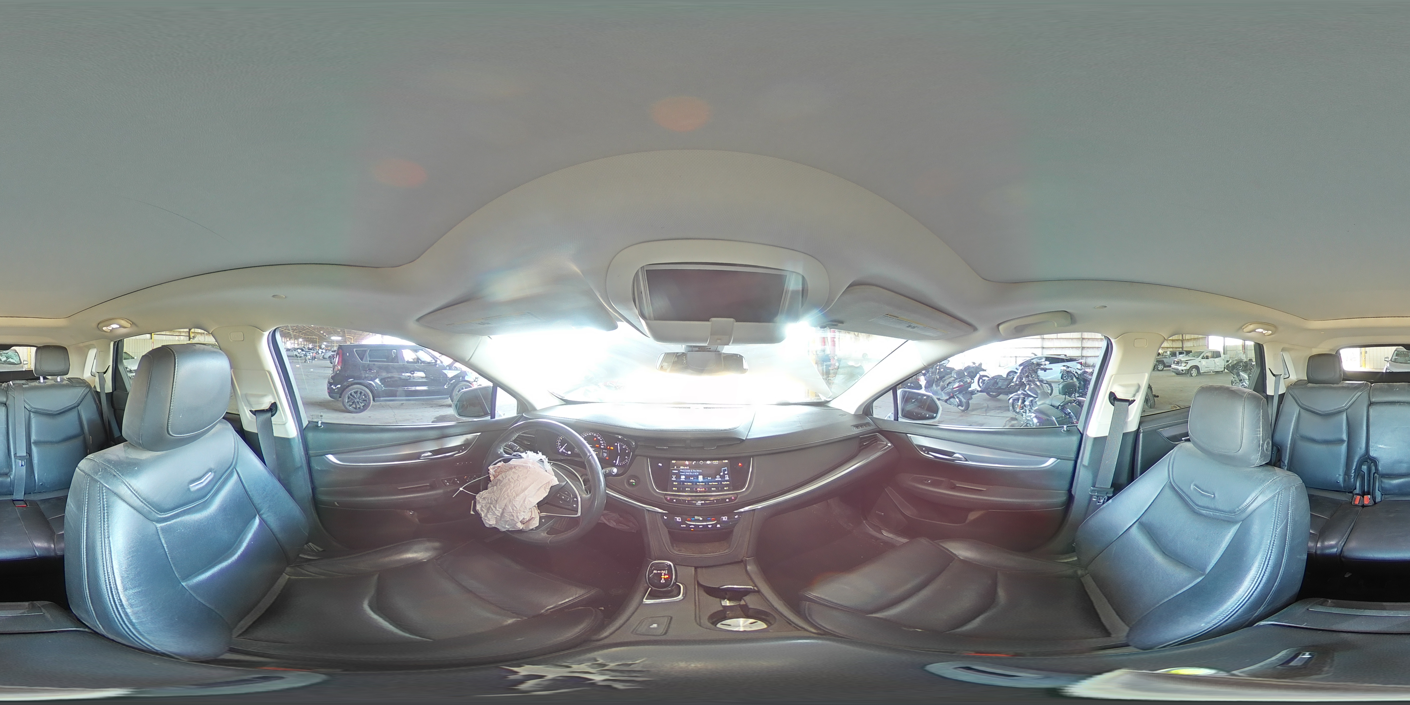 2017 Cadillac XT5 VIN 1GYKNBRS1HZ208853 Copart auction photo, front end / water/flood damage thumbnail 12