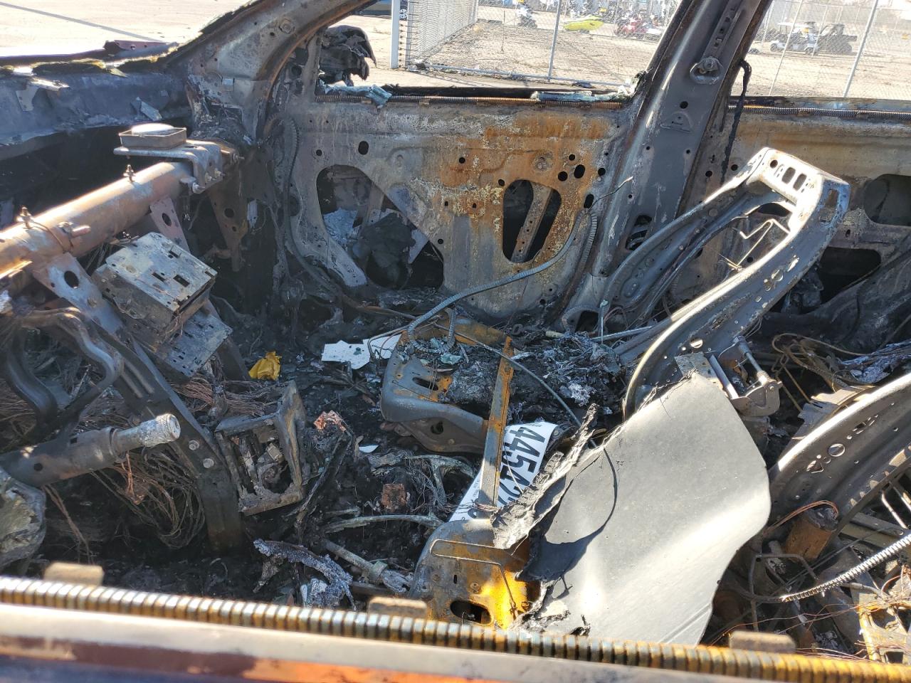 2011 Cadillac SRX VIN 3GYFNEEY8BS535199 Copart auction photo, burn damage thumbnail 7