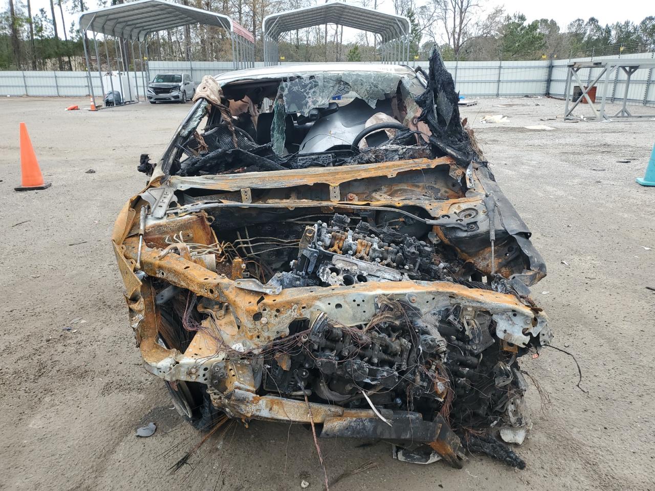 2017 Honda Accord VIN 1HGCR3F94HA035139 Copart auction photo, burn damage thumbnail 5