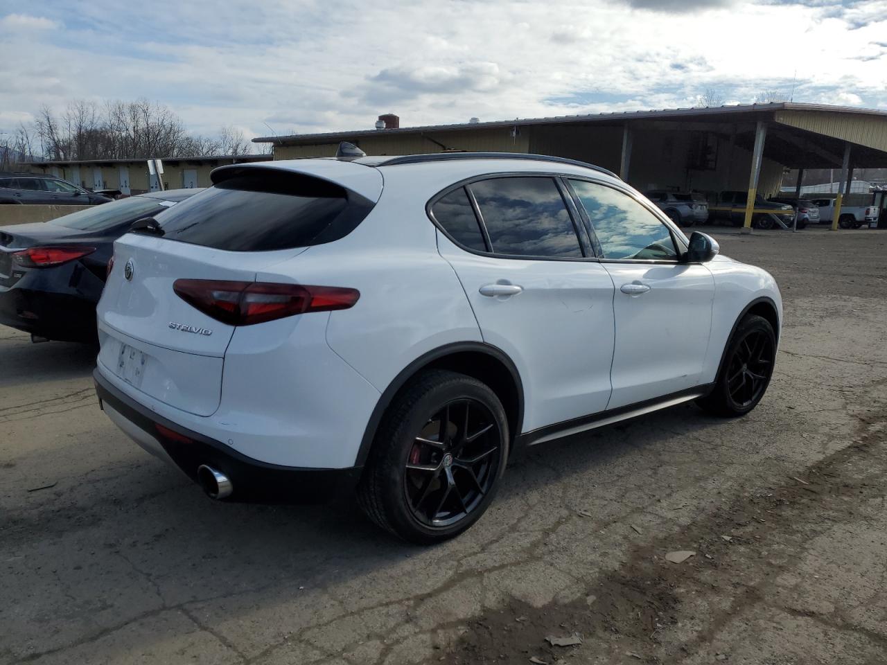 2019 Alfa Romeo Stelvio VIN ZASPAKBN6K7C31762 Copart auction photo, all over damage thumbnail 3