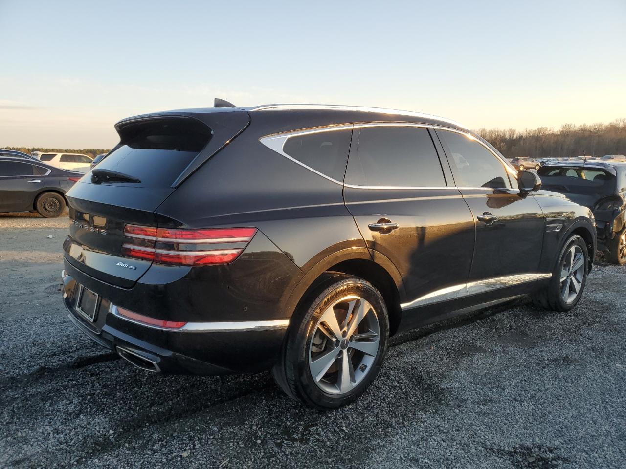 2021 Genesis Gv80 VIN KMUHCESC0MU066638 Copart auction photo, front end damage thumbnail 3