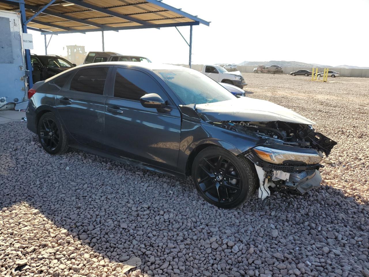 2024 Honda Civic VIN 2HGFE2F54RH540536 Copart auction photo, front end / side damage thumbnail 4