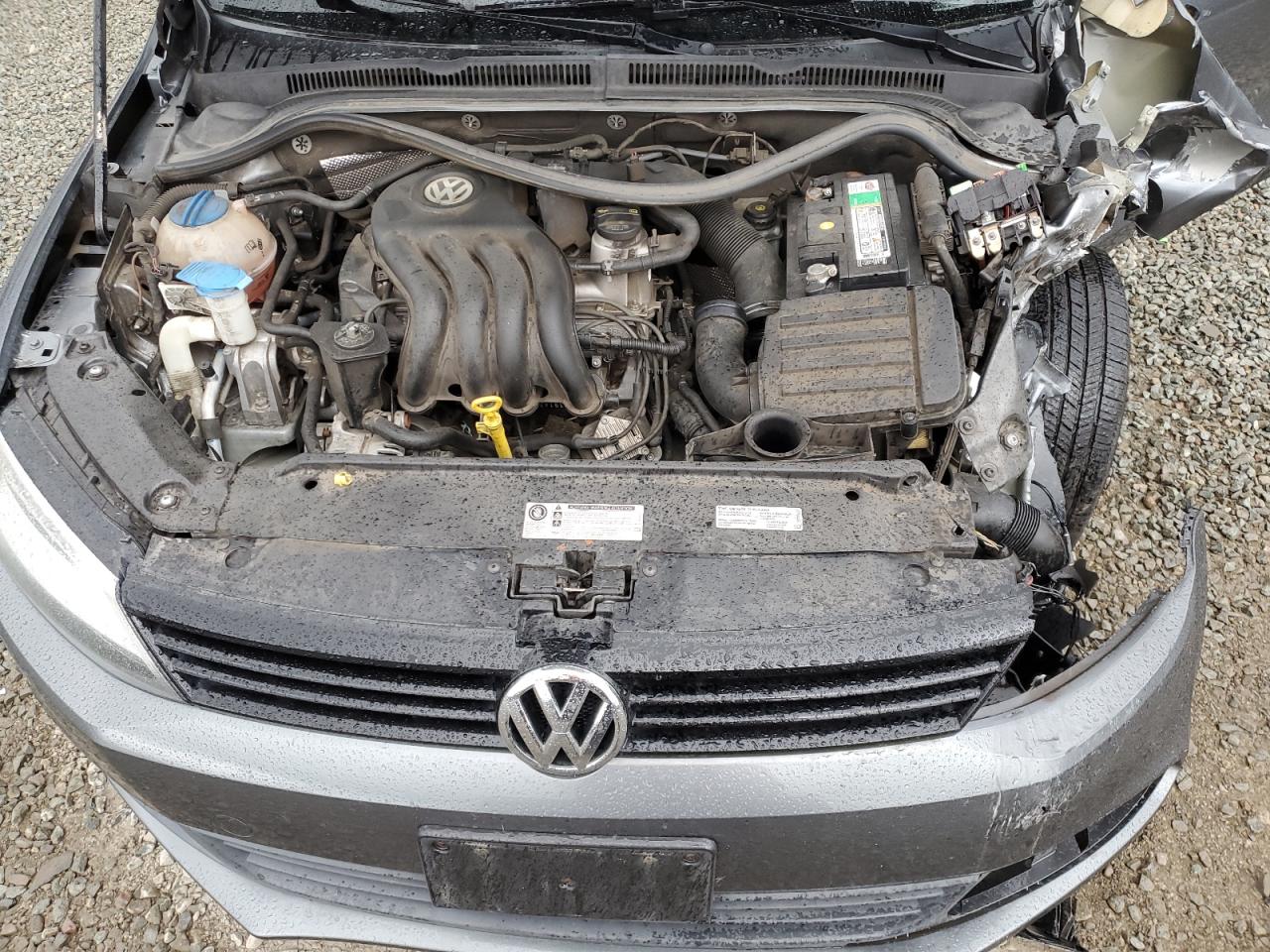 2014 Volkswagen Jetta VIN 3VW2K7AJ0EM248012 Copart auction photo, front end damage thumbnail 11