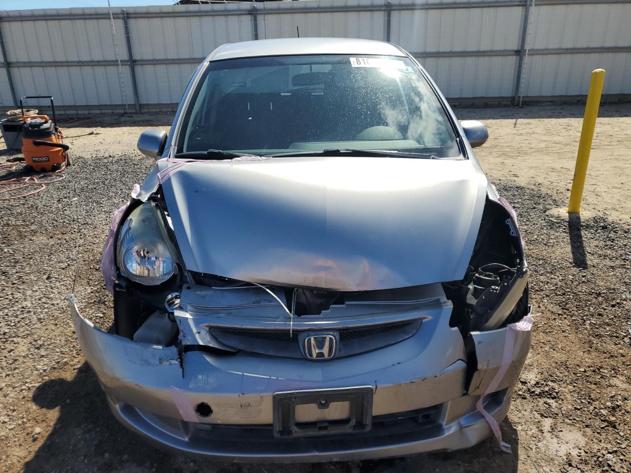 2008 Honda Fit VIN JHMGD384X8S001425 Copart auction photo, front end damage thumbnail 5