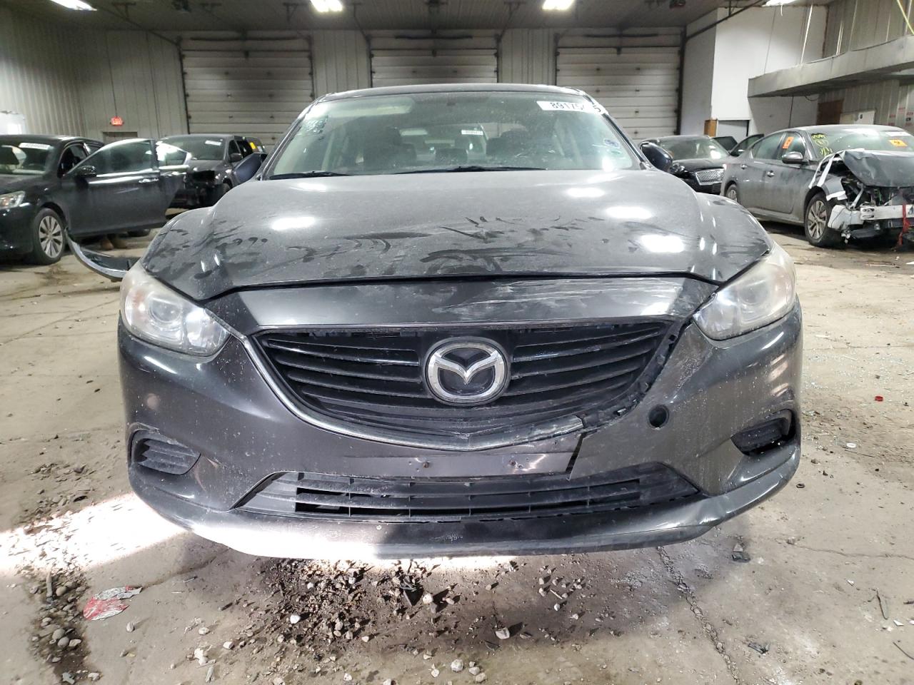 2015 Mazda 6 VIN JM1GJ1U58F1180452 Copart auction photo, rear end / front end damage thumbnail 5