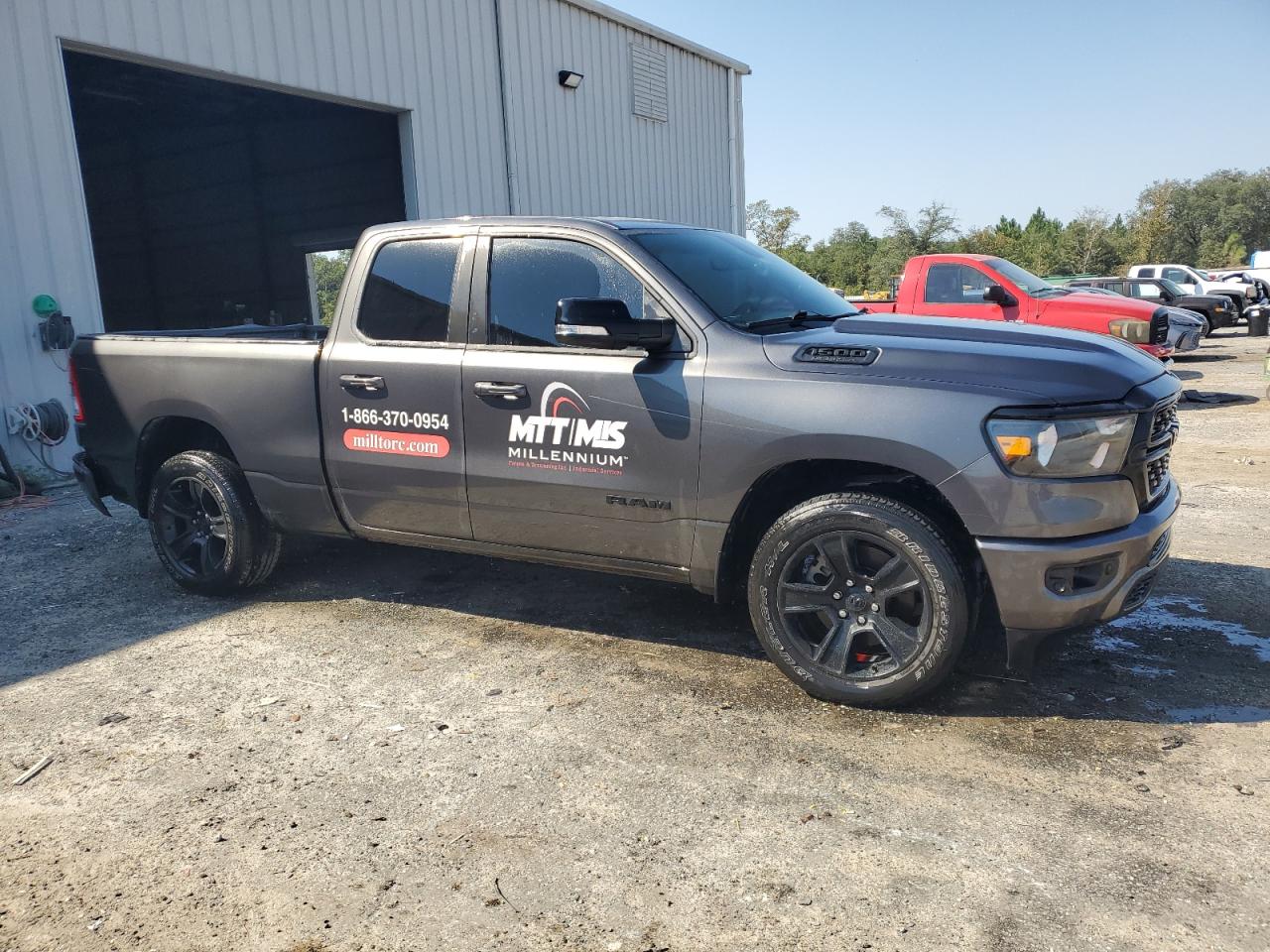 2022 RAM 1500 VIN 1C6RREBT1NN350403 Copart auction photo, rear end damage thumbnail 4
