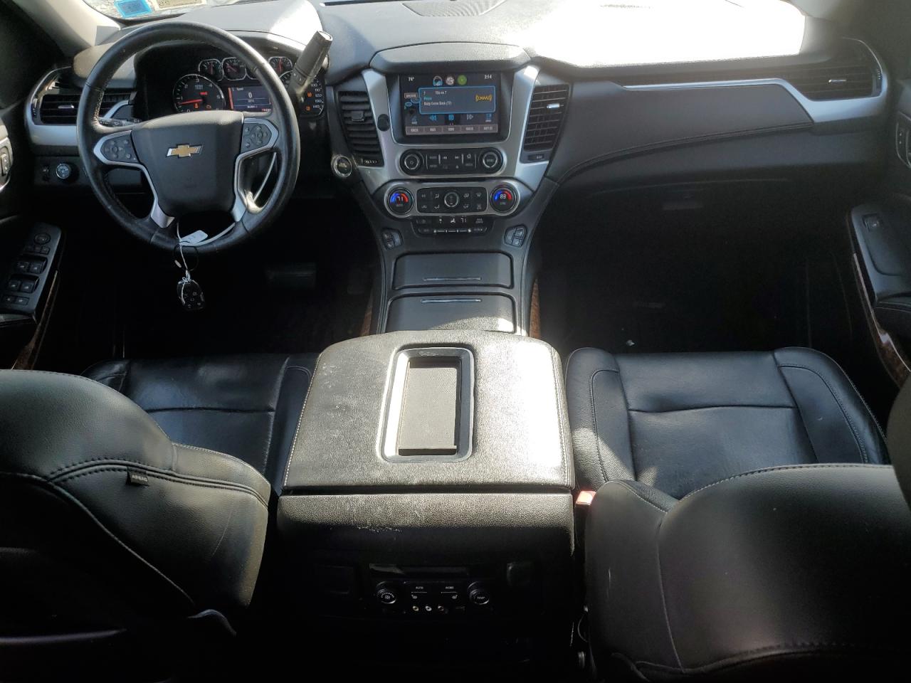 2015 Chevrolet Tahoe VIN 1GNSKCKC9FR191554 Copart auction photo, front end / side damage thumbnail 8