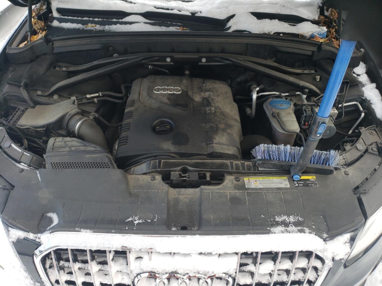 2014 Audi Q5 VIN WA1LFAFP3EA010099 Copart auction photo, front end / undercarriage damage thumbnail 12