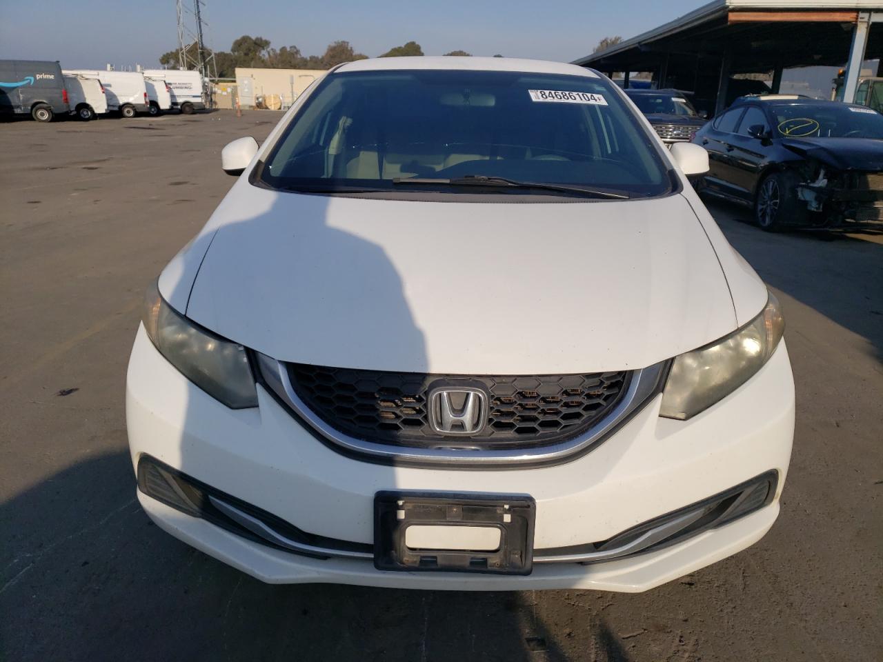 2013 Honda Civic VIN 2HGFB2F60DH552449 Copart auction photo, all over damage thumbnail 5