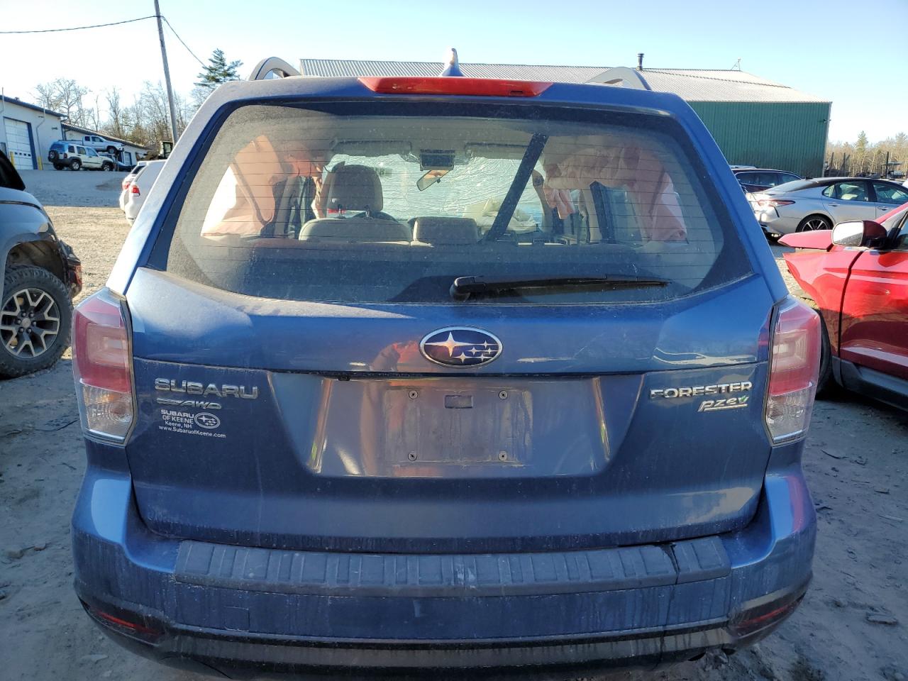 2017 Subaru Forester VIN JF2SJABC7HH592868 Copart auction photo, front end / minor dent/scratches damage thumbnail 6