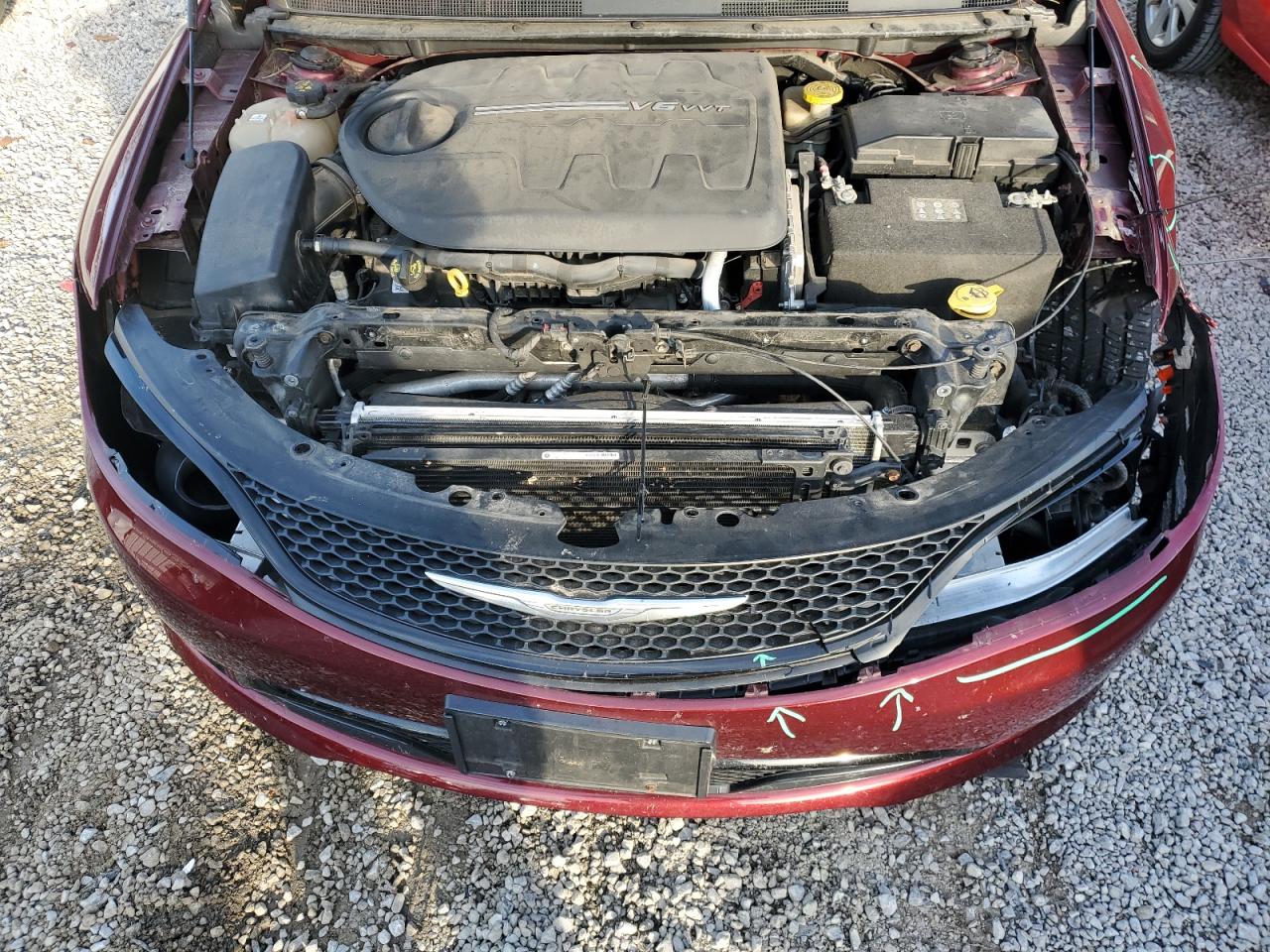 2015 Chrysler 200 VIN 1C3CCCBG5FN581902 Copart auction photo, front end damage thumbnail 11