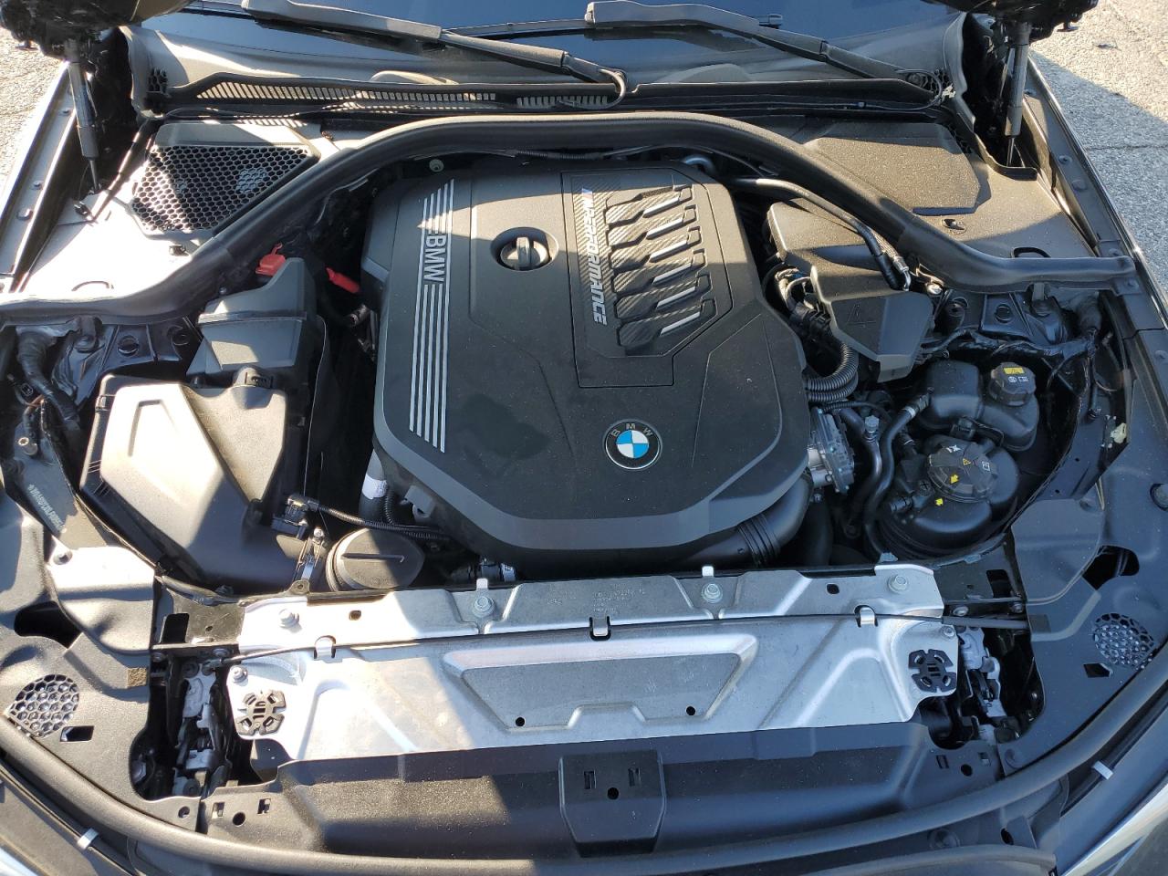 2020 BMW M3 VIN WBA5U7C01LFH05549 Copart auction photo, front end / side damage thumbnail 11