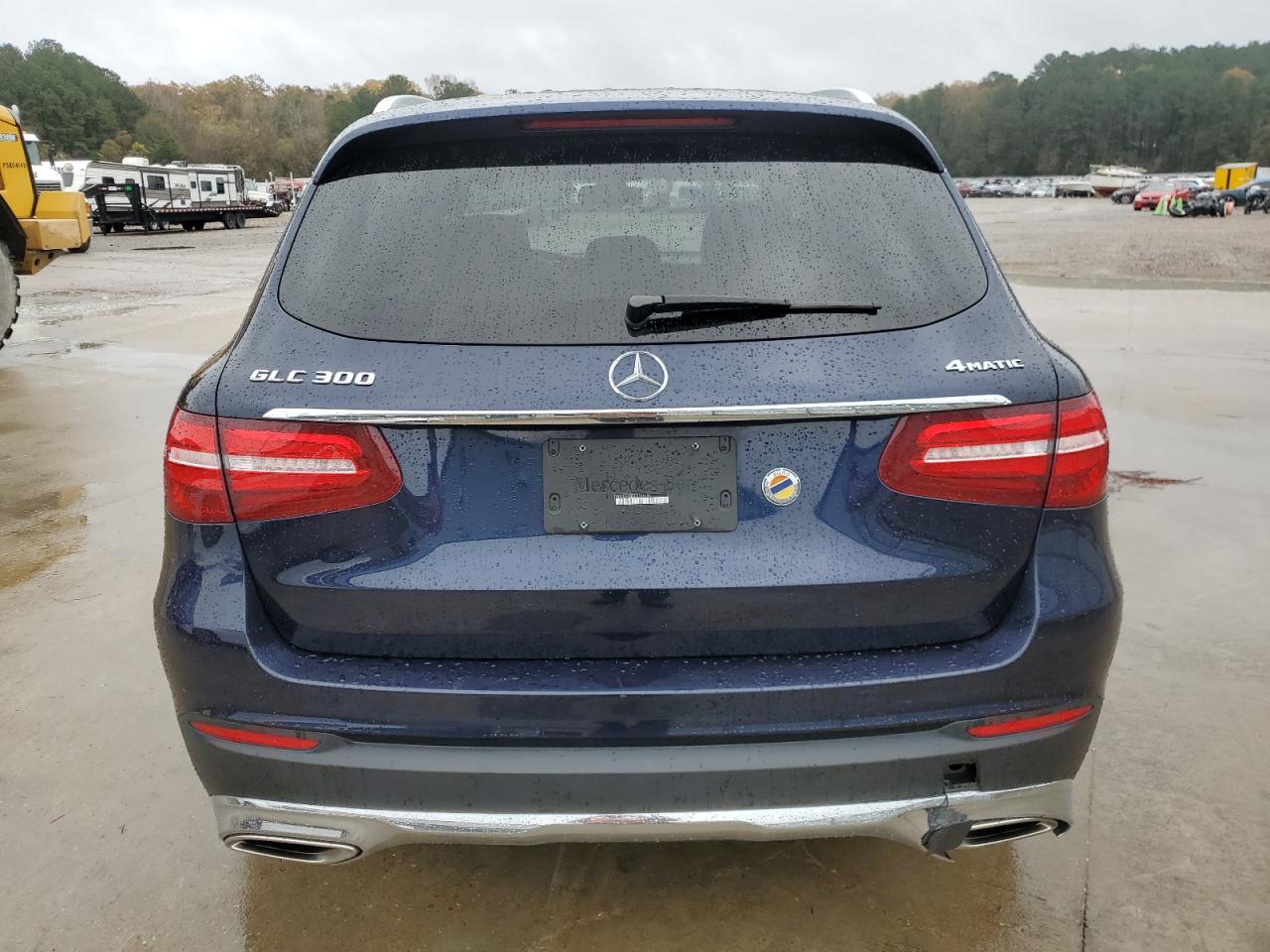 2018 Mercedes-Benz GLC VIN WDC0G4KB3JV106104 Copart auction photo, side damage thumbnail 6
