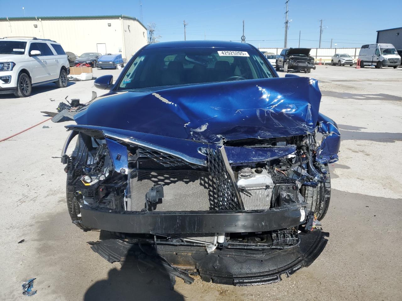2016 KIA Optima VIN 5XXGT4L11GG006089 Copart auction photo, front end / rear end damage thumbnail 5