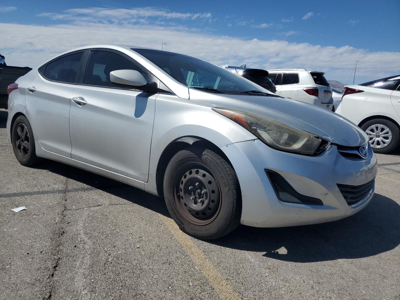 2016 Hyundai Elantra VIN 5NPDH4AE7GH685199 Copart auction photo, all over damage thumbnail 4