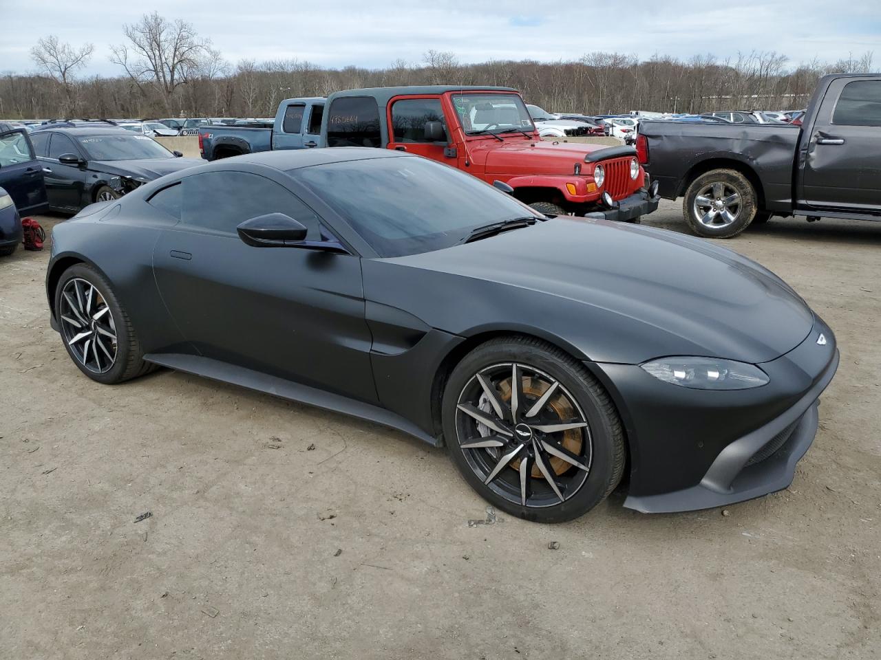 2020 Aston Martin Vantage VIN SCFSMGAW9LGN03080 Copart auction photo, water/flood / minor dent/scratches damage thumbnail 4