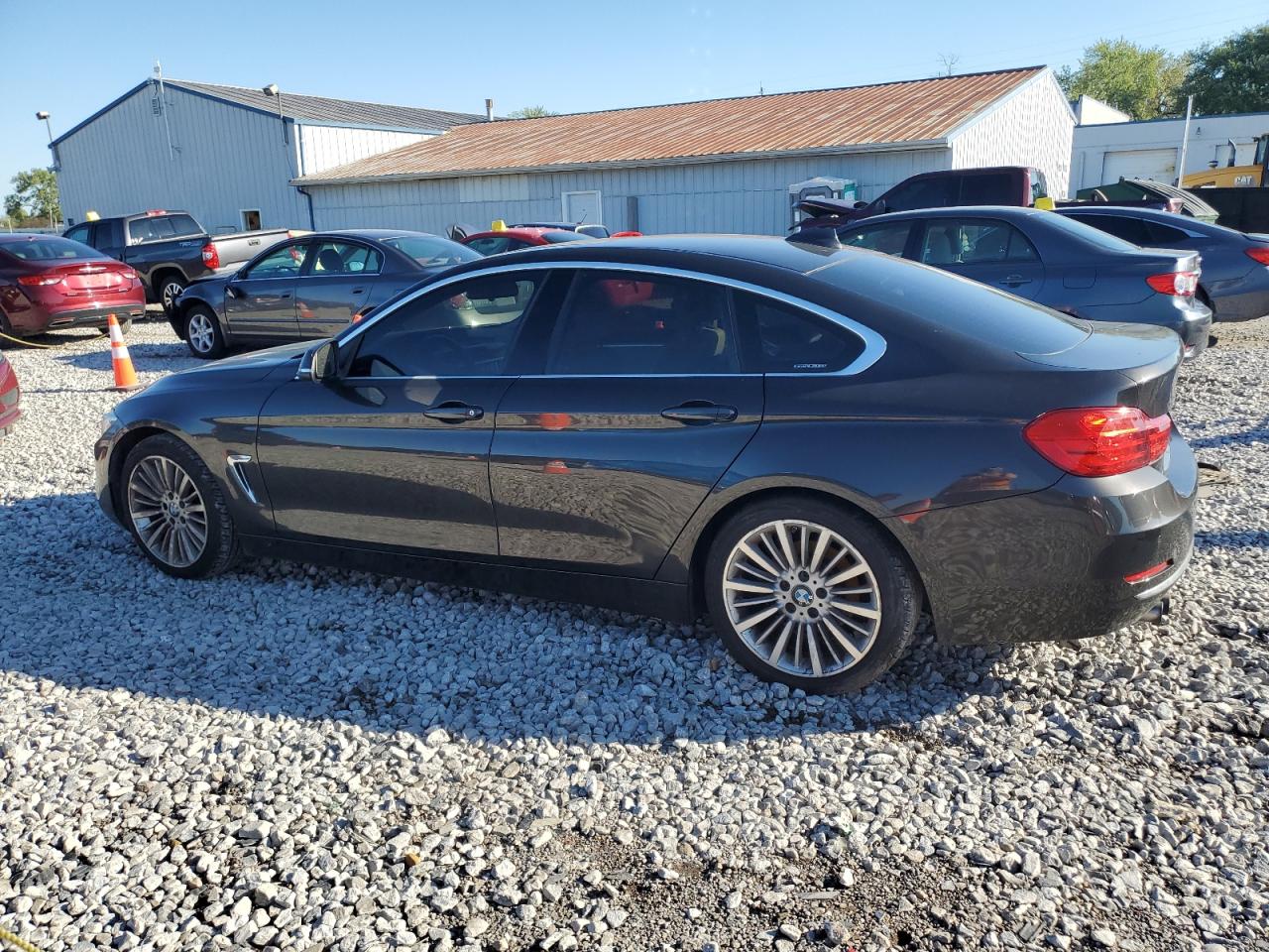 2015 BMW 4er VIN WBA4A5C52FGK15251 Copart auction photo, water/flood damage thumbnail 2