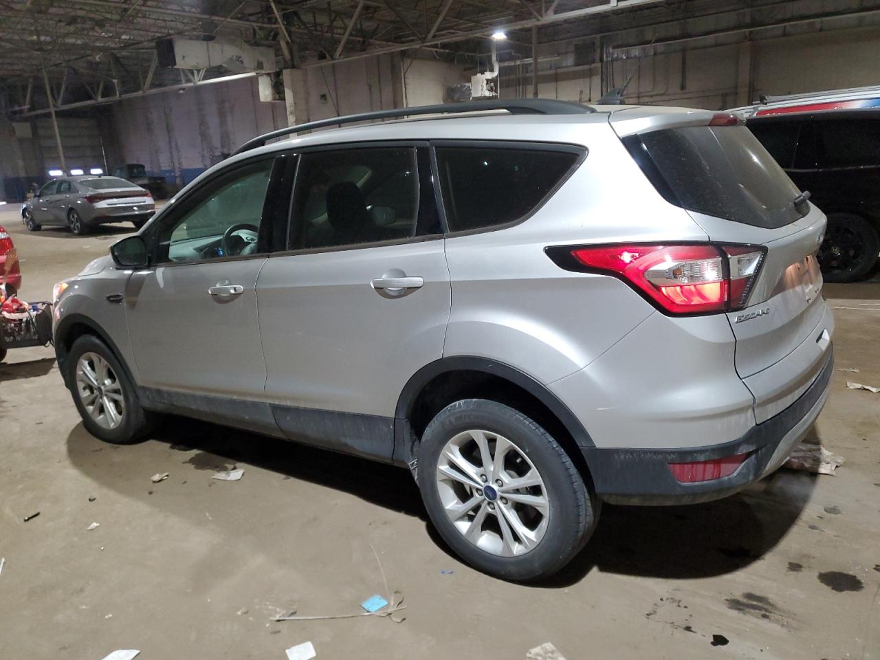 2018 Ford Escape VIN 1FMCU0GD4JUD42776 Copart auction photo, front end damage thumbnail 2