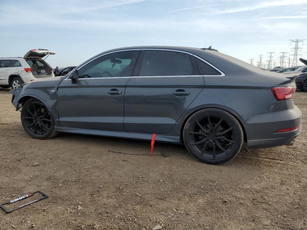 2018 Audi A3 VIN WAUJ8GFF7J1022846 Copart auction photo, front end / side damage thumbnail 2