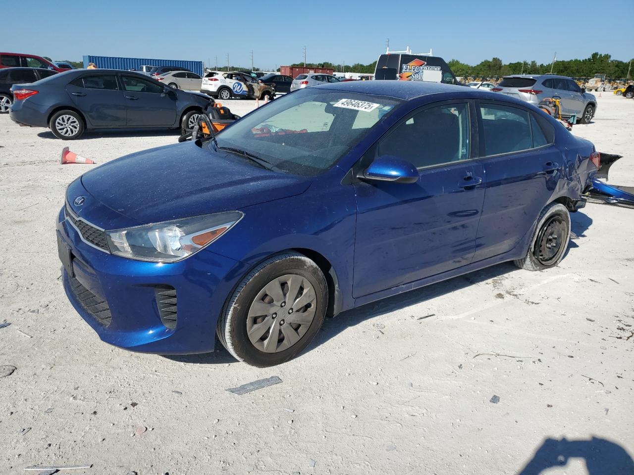 2019 KIA Rio VIN 3KPA24AB2KE207571 - Copart auction photo