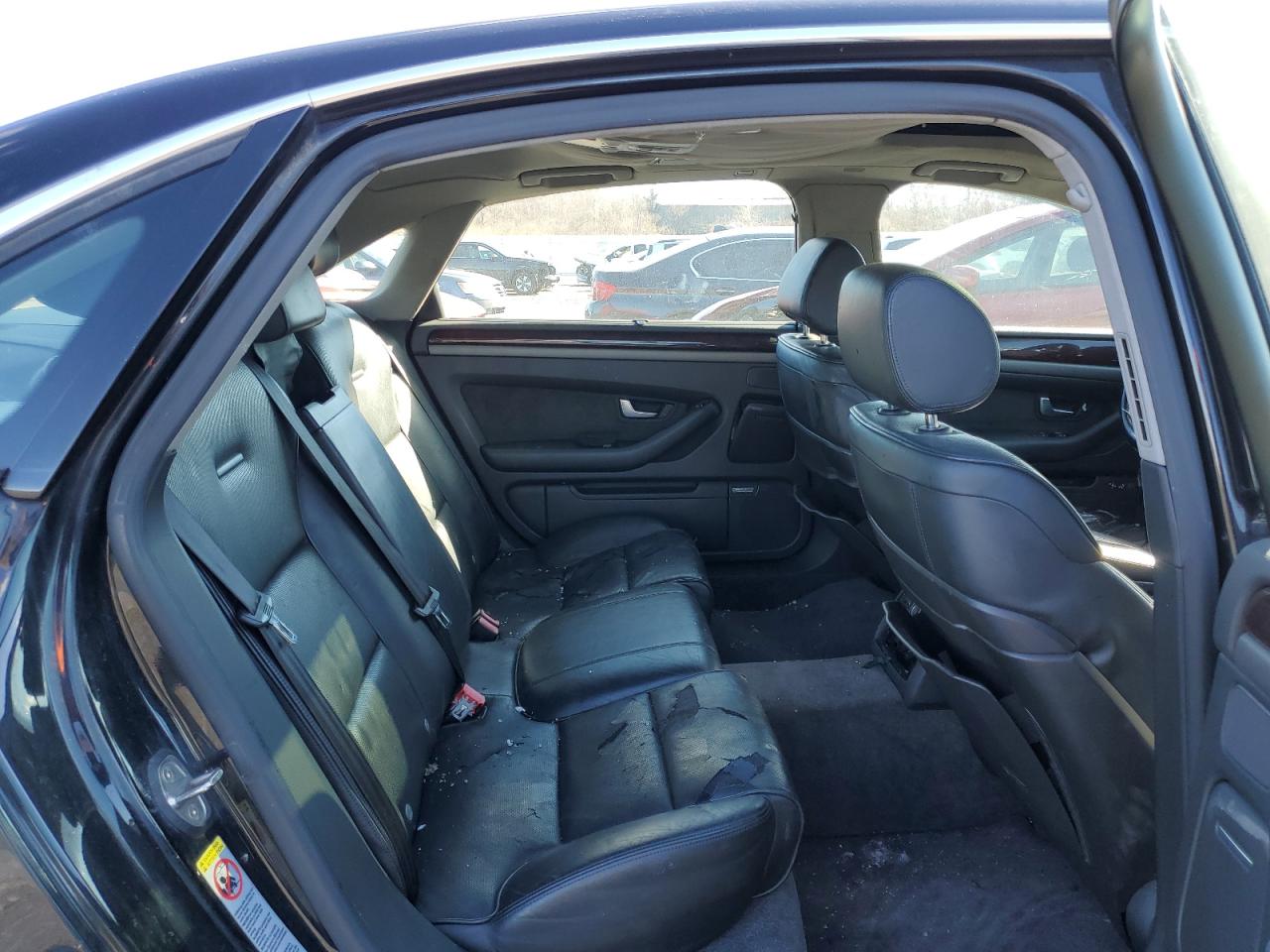 2004 Audi A8 VIN WAUML44E64N010995 Copart auction photo, front end / rear end damage thumbnail 10
