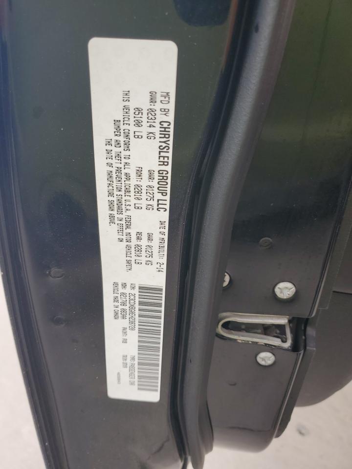 2014 Dodge Charger VIN 2C3CDXBG0EH238720 Copart auction photo, all over damage thumbnail 12