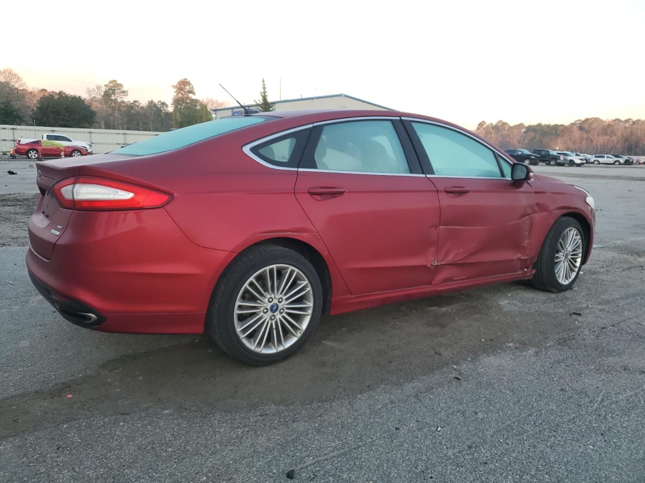 2013 Ford Fusion VIN 3FA6P0H94DR347402 Copart auction photo, side damage thumbnail 3