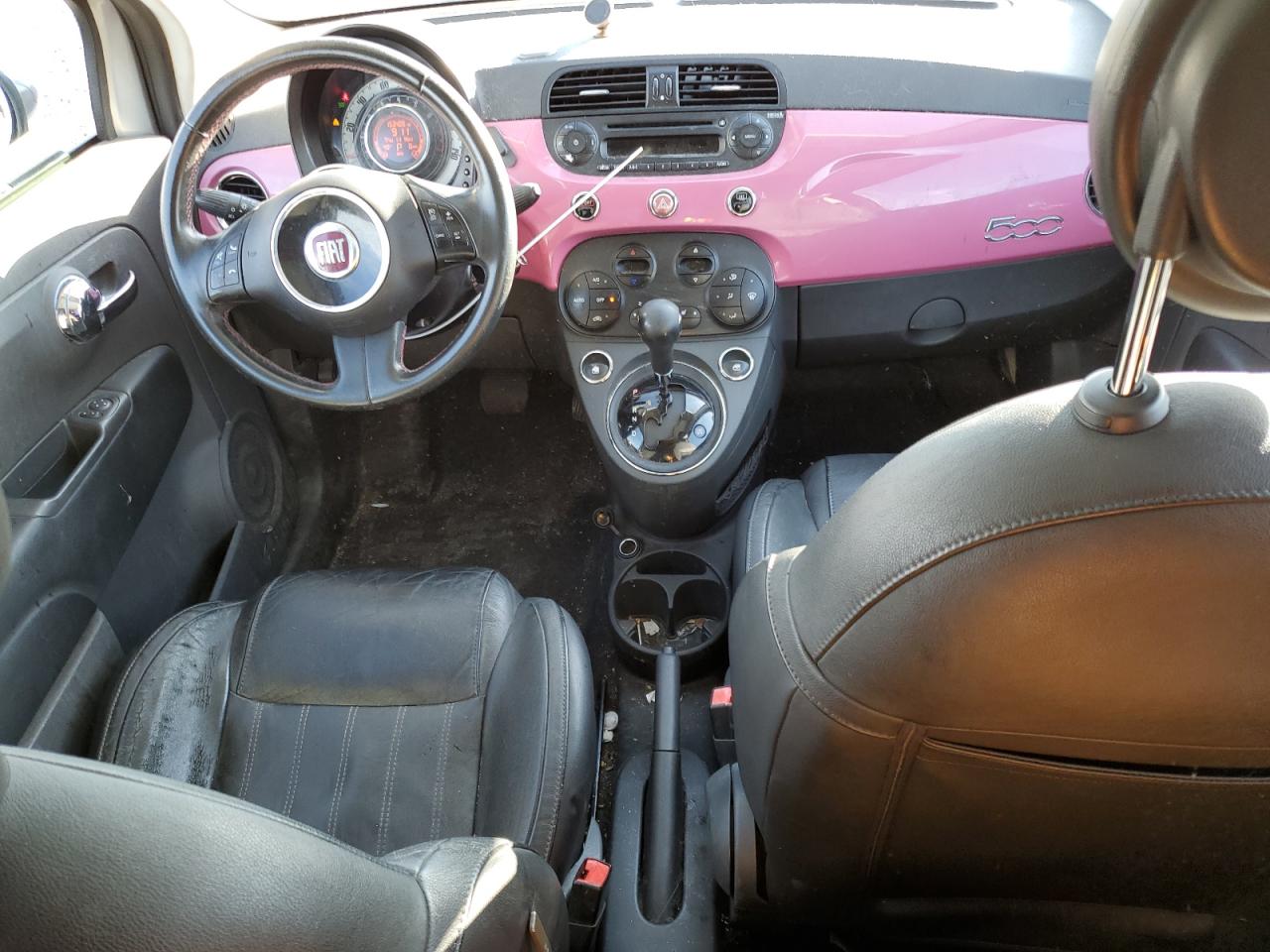 2012 Fiat 500 VIN 3C3CFFCR9CT195164 Copart auction photo, side damage thumbnail 8