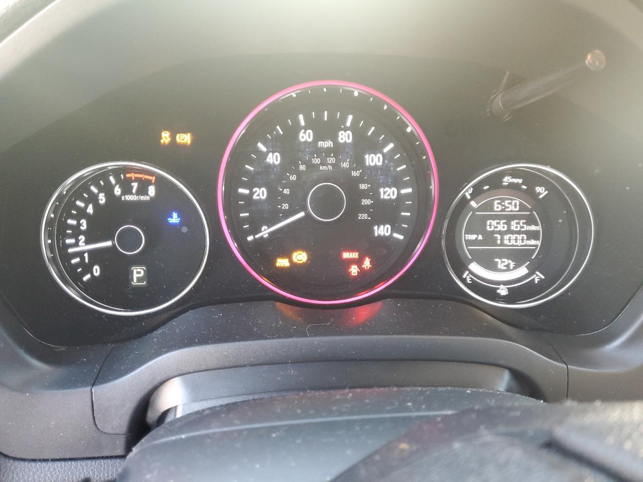 2017 Honda HR-V VIN 3CZRU5H34HM714143 Copart auction photo, front end / rear end damage thumbnail 9