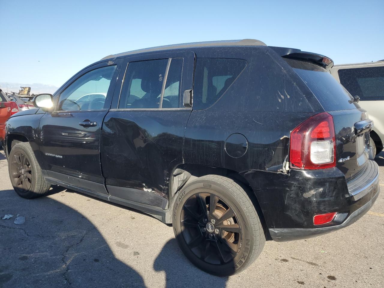 2015 Jeep Compass VIN 1C4NJDCB3FD258893 Copart auction photo, side / rear end damage thumbnail 2