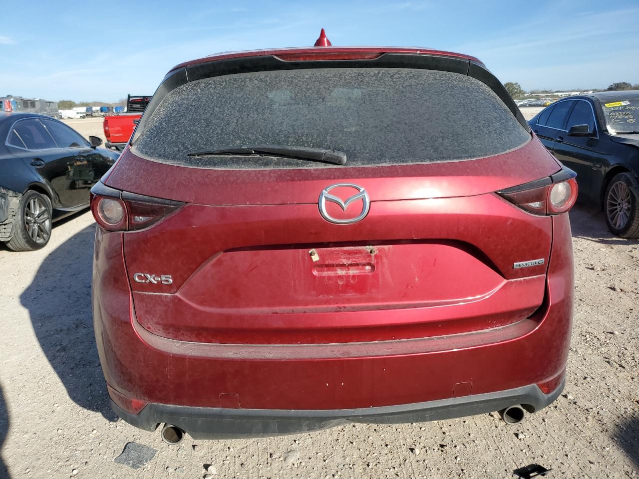 2020 Mazda CX-5 VIN JM3KFACM3L0720710 Copart auction photo, front end / undercarriage damage thumbnail 6