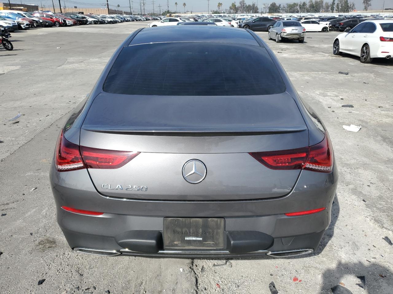 2022 Mercedes-Benz CLA-klasse VIN W1K5J4GB4NN299106 Copart auction photo, front end / rear end damage thumbnail 6