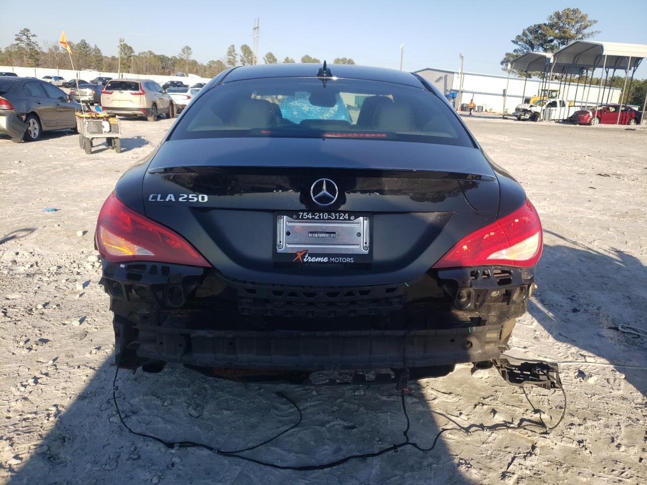 2018 Mercedes-Benz CLA-klasse VIN WDDSJ4EB0JN584014 Copart auction photo, all over damage thumbnail 6