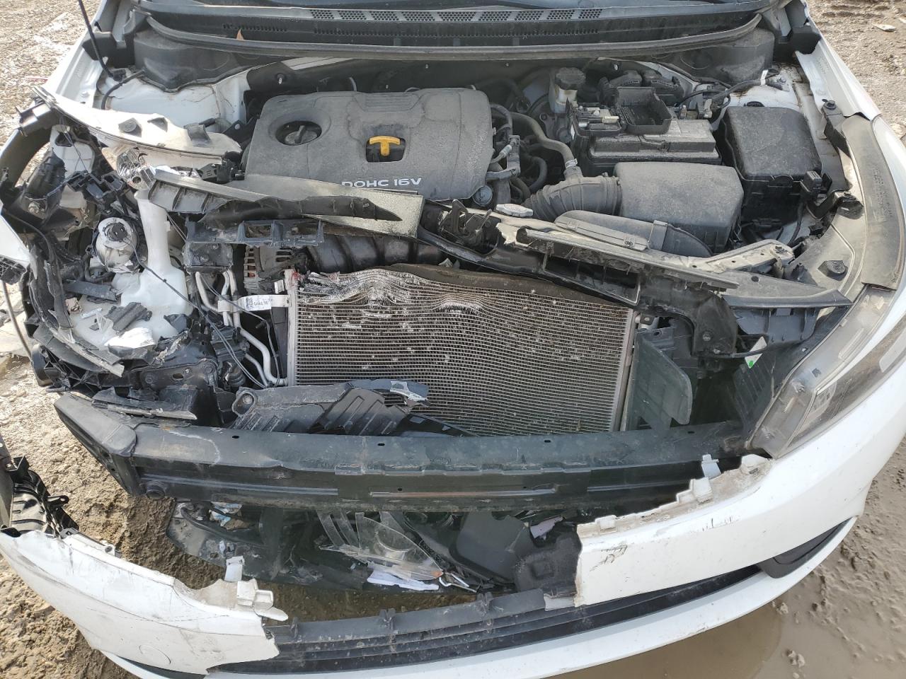 2017 KIA Forte VIN 3KPFK4A7XHE045683 Copart auction photo, front end damage thumbnail 11