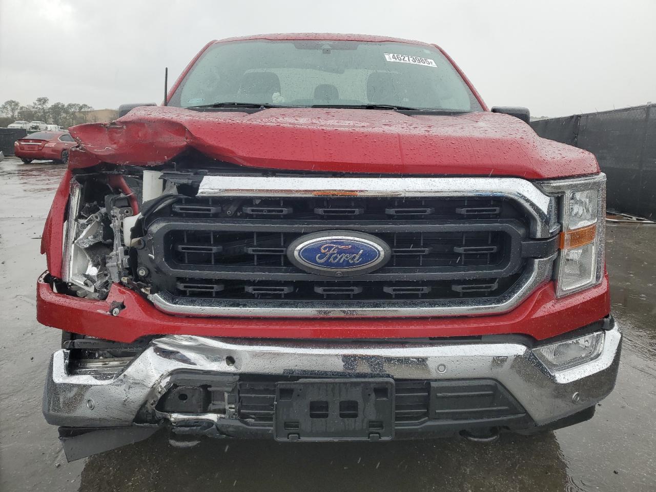 2021 Ford F-150 VIN 1FTMF1E56MKE11052 Copart auction photo, front end / side damage thumbnail 5