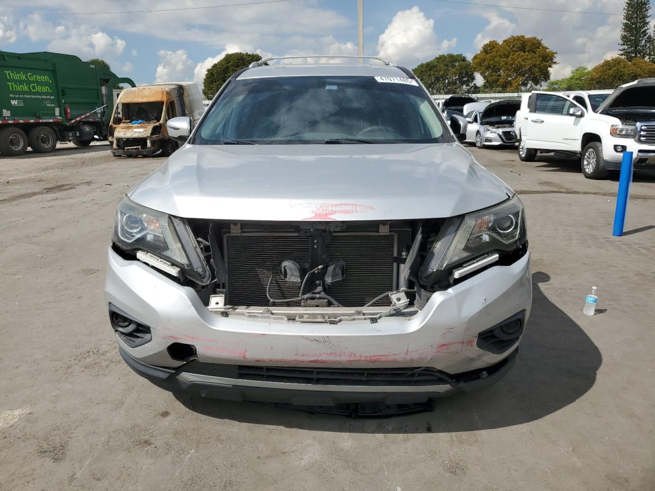 2017 Nissan Pathfinder VIN 5N1DR2MN6HC684227 Copart auction photo, front end damage thumbnail 5