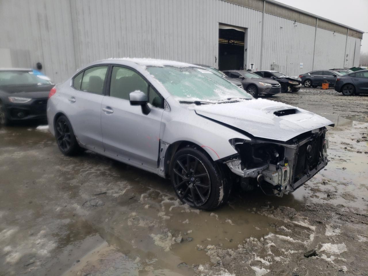 2020 Subaru WRX VIN JF1VA1H68L9802190 Copart auction photo, front end / side damage thumbnail 4