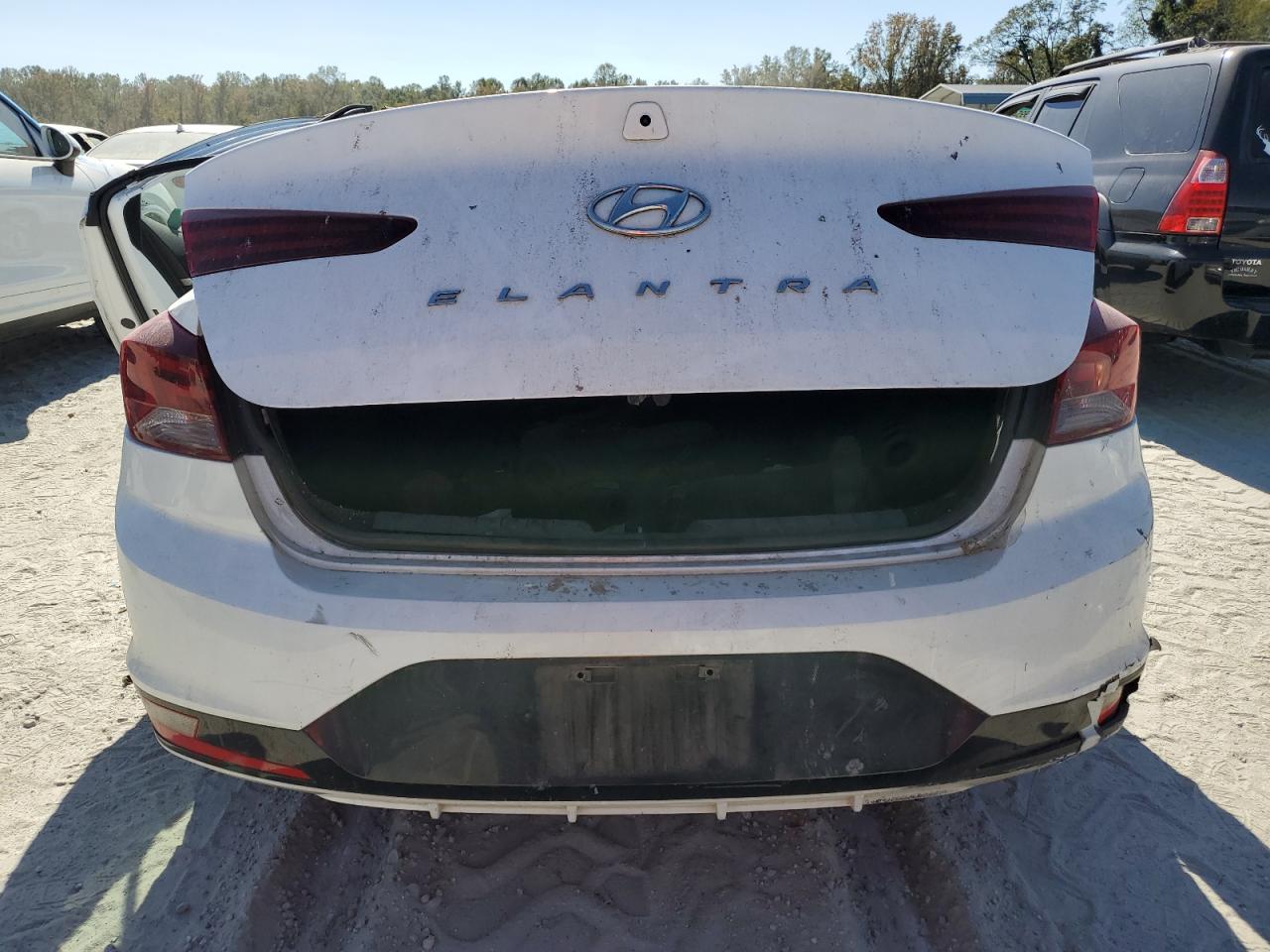 2020 Hyundai Elantra VIN 5NPD84LF0LH525102 Copart auction photo, top/roof damage thumbnail 6