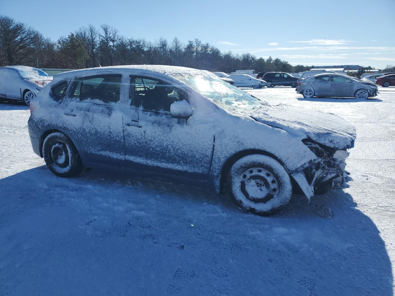 2014 Subaru Impreza VIN JF1GPAC69E8321324 Copart auction photo, front end / minor dent/scratches damage thumbnail 4