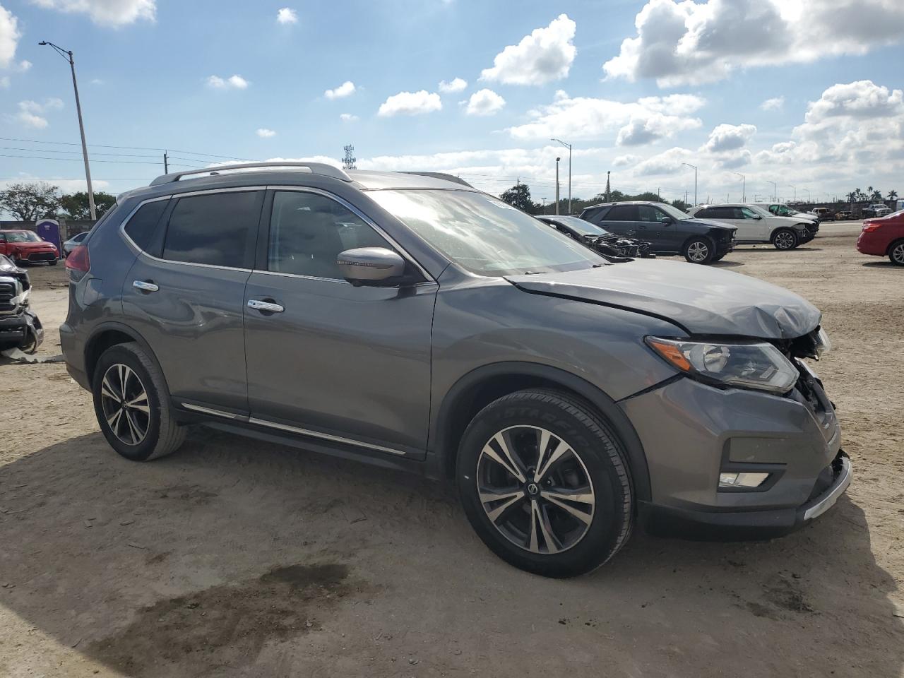 2018 Nissan Rogue VIN JN8AT2MVXJW321429 Copart auction photo, front end damage thumbnail 4
