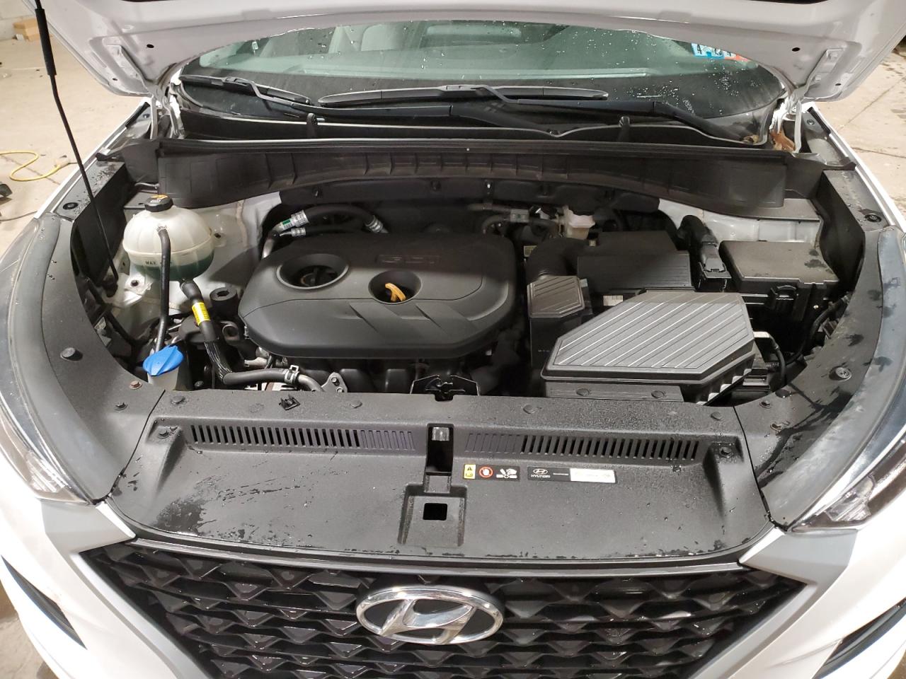 2020 Hyundai Tucson VIN KM8J2CA48LU180113 Copart auction photo, vandalism / stripped damage thumbnail 12