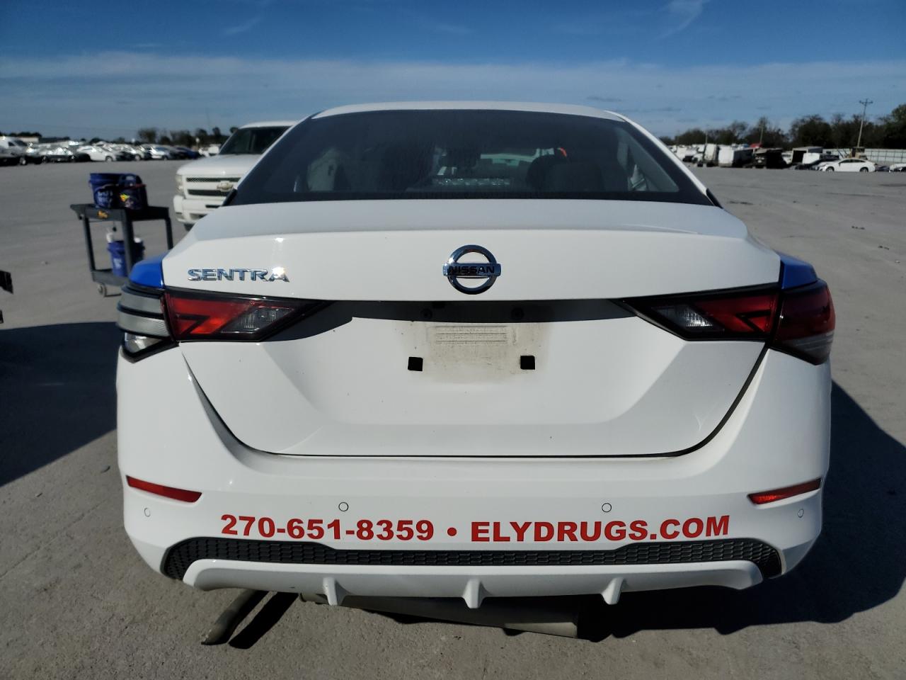 2022 Nissan Sentra VIN 3N1AB8BV5NY277698 Copart auction photo, side damage thumbnail 6