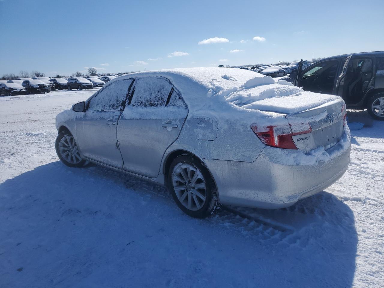 2012 Toyota Camry VIN 4T4BF1FK7CR209837 Copart auction photo, front end / side damage thumbnail 2